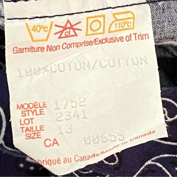 Reitmans Halter Neck Sundress Blue Paisley Cotton Sz 13 - Picture 6 of 10